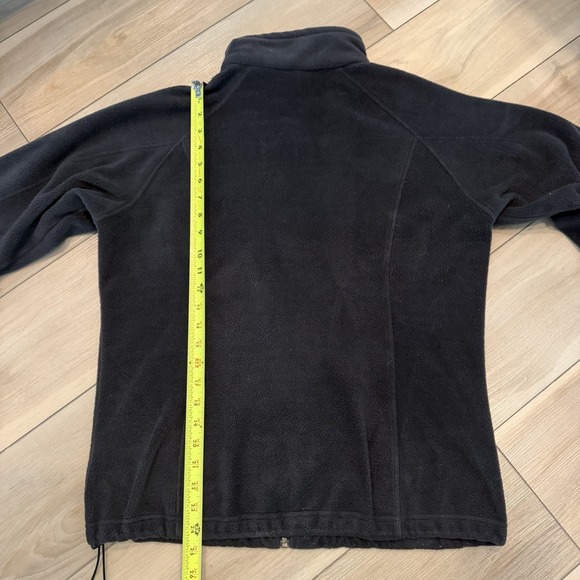 Columbia Full Zip Fleece Jacket Black Size L Women's Soft Warm Outdoor Layer - Picture 8 of 8